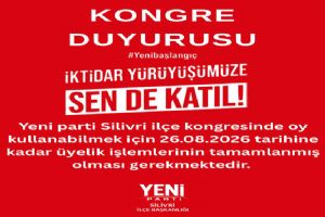 link Silivri Yeni Parti’de kongre süreci başladı