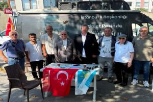 link Silivri İyi Parti Selimpaşa’da üyelik standı kurdu