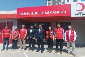Silivri Kaymakamı Eren’den Kızılay'a iade-i ziyaret
