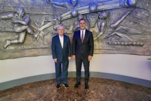 link MHP İl Başkanı Volkan Yılmaz’dan Aziz Yıldırım’a ziyaret