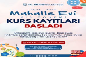 Silivri Mahalle Evlerinde Kış Dönemi Kurs kayıtları başladı