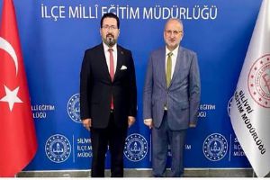 Silivri Müftüsü Uzun’dan Milli Eğitim Müdürü Damat’a ziyaret