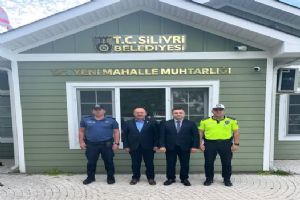 Silivri Emniyet Müdürü Büzkaya’dan Yeni Mahalle Muhtarlığı’na ziyaret