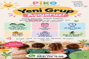 link Silivri PİKO Çocuk Evi’nde 30-42 aylık çocuklar için yeni grup açılıyor