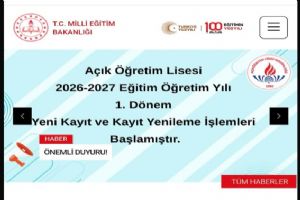 link Açık Öğretimde 1. Dönem kayıtları başladı