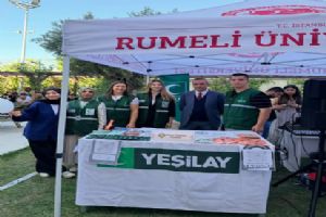 Rumeli Üniversitesi’nde Genç Yeşilay’dan Farkındalık Etkinliği