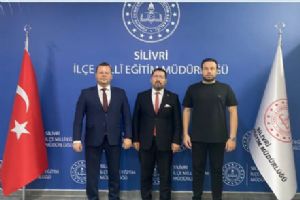 Silivri Şoförler Odası Başkanı Ölçer’den Millî Eğitim Müdürü Damat’a ziyaret