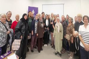 Silivri Belediye Meclis Üyesi Ebru Akgün Pekel Gümüşyaka’da kadınlarla buluştu