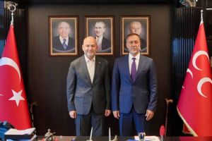 Süleyman Soylu’dan Volkan Yılmaz’a hayırlı olsun ziyareti
