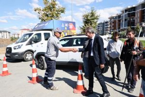 link Silivri Mimar Sinan Mahallesi Özgürlük Caddesi’nde düzenleme çalışması