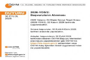 link 2026-YDS/2 başvuruları başladı