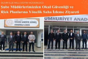 link Silivri Şube Müdürlerinden okullara güvenlik ve risk planı denetimi