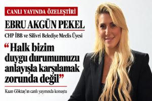 link Silivri CHP Meclis Üyesi Ebru Akgün Pekel’den canlı yayında özeleştiri: “Halk bizim yaşadığımız süreci anlayışla karşılamak zorunda değil”