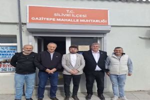 link Silivri İYİ Parti’den Gazitepe Muhtarı Yıldız’a ziyaret