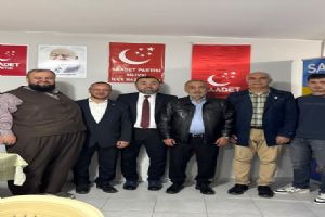 Silivri Saadet Partisi’nde yeni üyelere rozet
