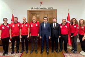 link Silivri MEB Arama Kurtarma Biriminden Kaymakam Eren’e ziyaret