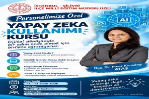 link Silivri İlçe Millî Eğitim personeline yapay Zekâ Eğitimi