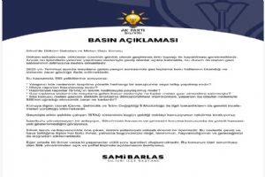 Silivri AK Parti İlçe Başkanı Sami Barlas: İBB Metan Gazı sorularını yanıtlasın Silivri AK Parti İlçe Başkanı Sami Barlas: İBB Metan Gazı sorularını yanıtlasın