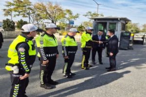 Silivri Kaymakamı Eren’den Bölge Trafik İstasyon Amirliğine ziyaret