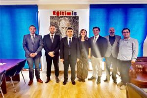 link Silivri Kaymakamı Eren’den Eğitim-İş’e iade-i ziyaret