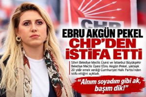 Silivri Belediye Meclis Üyesi Ebru Akgün Pekel CHP’den istifa etti: “Başım dik, alnım ak!”