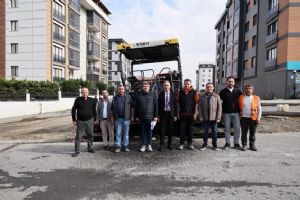 Silivri Özgecan Aslan Sokak’ta asfalt çalışması başladı Silivri Özgecan Aslan Sokak’ta asfalt çalışması başladı