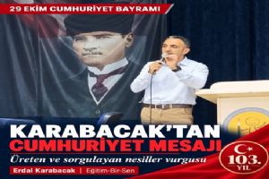 link Silivri Eğitim Bir Sen Temsilcisi Erdal Karabacak: Geleceğimiz, ezberleyen değil üreten nesillerin omuzlarında yükselecek