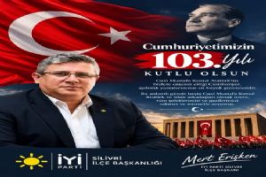 link Silivri İYİ Parti İlçe Başkanı Mert Erişken: Cumhuriyet, Türk milletinin onurudur