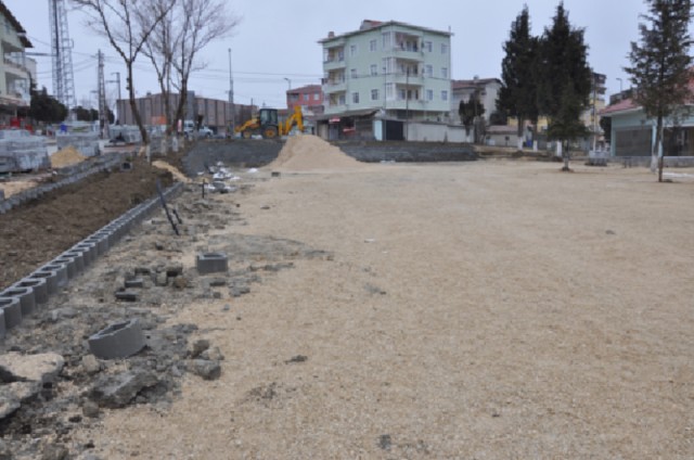 Gümüşyaka, çay bahçesi  yeniden düzenleniyor
