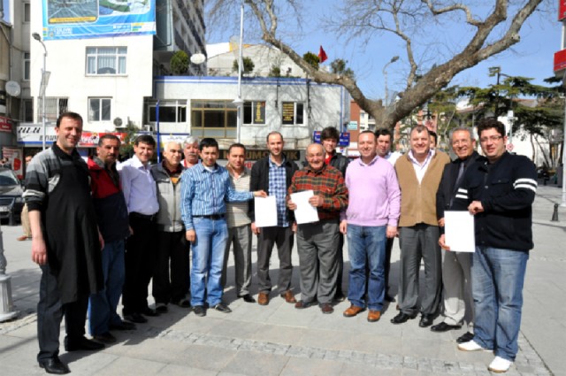Çarşı esnafından “tapu” talebi