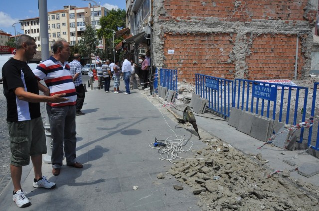 Çarşı da görünmez kaza…