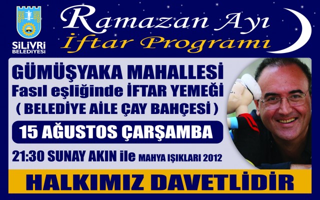 Sunay Akın Silivrililerle buluşacak