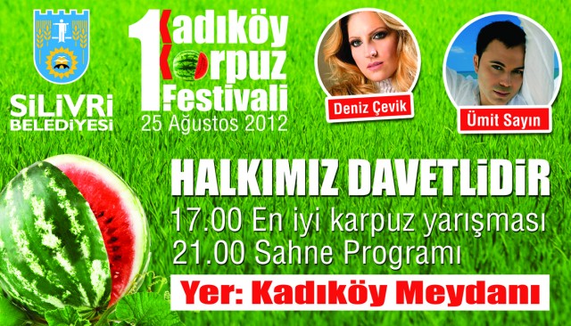 1. Kadıköy Karpuz Festivali 25 Ağustos’ta