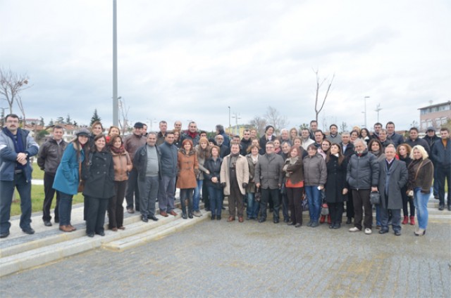 Işıklar, ekibiyle karış karış Silivri’yi dolaştı