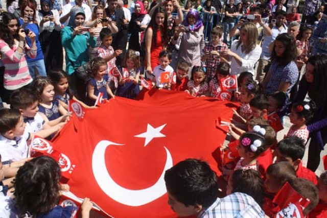 Maşalacı miniklerinin bayram coşkusu