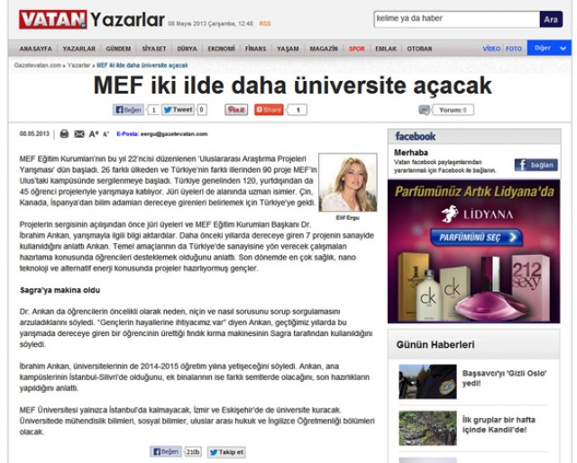 MEF’in Silivri projesi Vatan’da