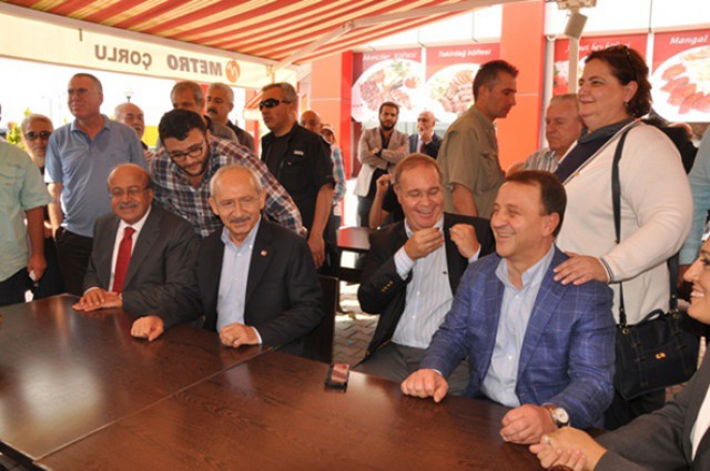 CHP Silivri, Lüleburgaz mitingine destek verdi
