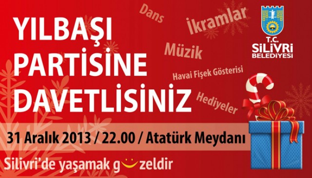 Belediyeden yılbaşı partisi