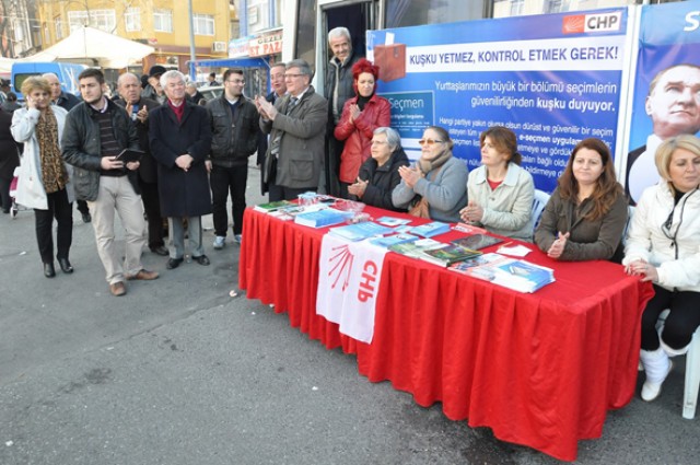 CHP seçmenleri bilgilendirdi
