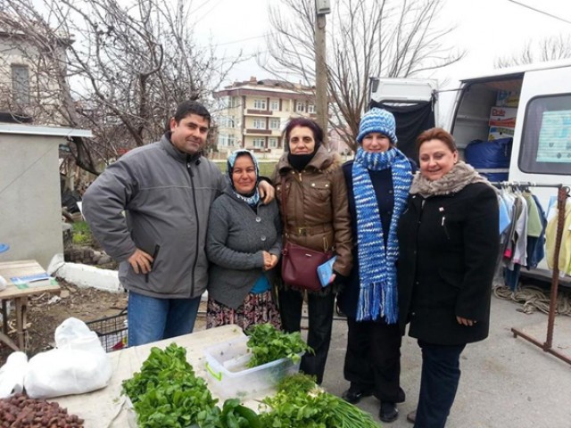 Ortaköy’de seçim çalışması