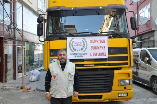 Silivri’den Suriye’ye Yardım Tır’ı gönderildi
