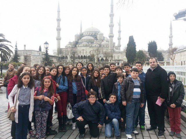 Baldöktü öğrencileri İstanbul gezisine katıldı