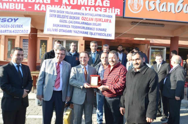 Otogar esnafından Işıklar’a teşekkür