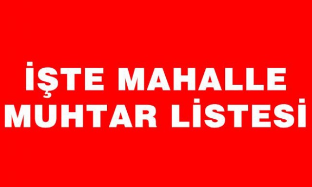 Silivri, mahalle ve köy muhtarlarını seçti