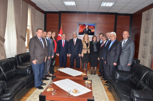 İlk ziyaret Kaymakama