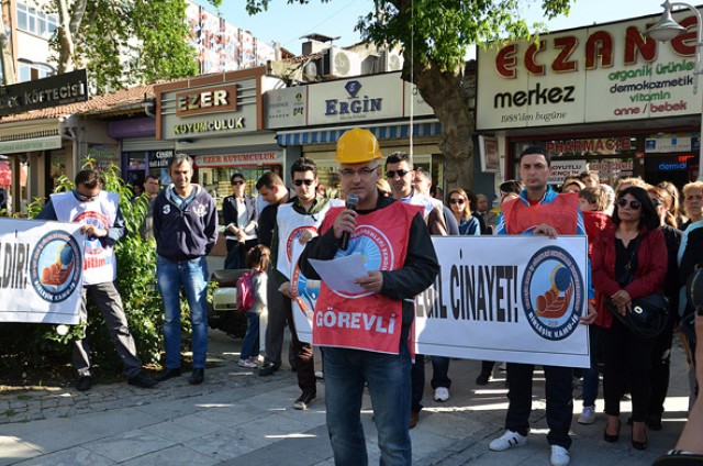 “İş Cinayetleri”ne karşı iş bıraktılar