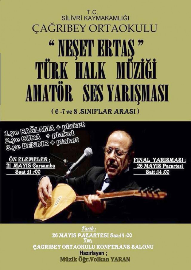 “Neşet Ertaş” Yarışmasına başvurular başladı