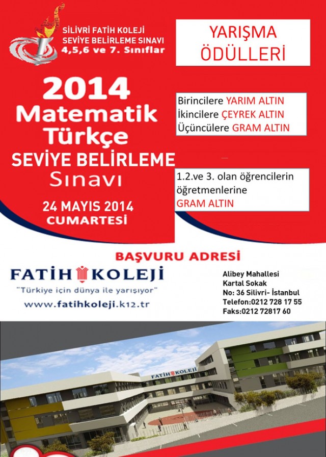 Ödüllü Seviye Belirleme Sınavı