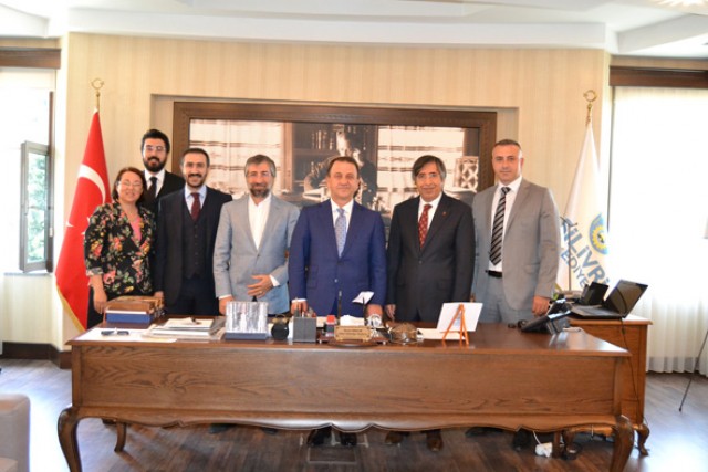 Kolan Hastanesinden Işıklar’a hayırlı olsun ziyareti