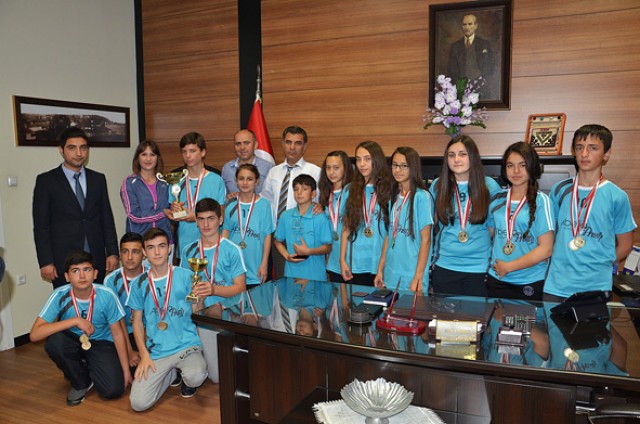 Kavaklı şampiyonları ödüllendirildi